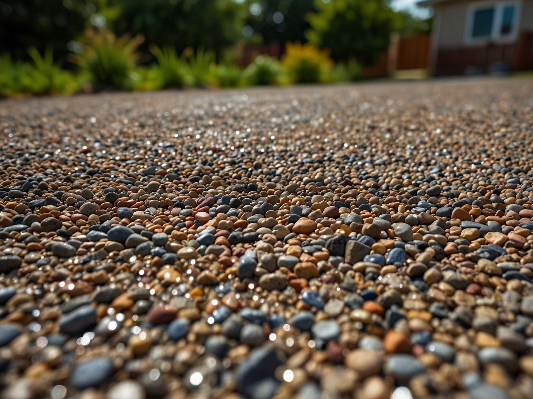 Gravel is an affordable and easy-to-install option. It comes in different sizes and colors. You can find something that fits your style. Spreading gravel on your patio is simple. Just create a border to keep the gravel in place. Add a layer of weed barrier fabric underneath to stop weeds from growing. Gravel offers good drainage. Rainwater will quickly pass through, preventing puddles. It is also low maintenance and long-lasting.