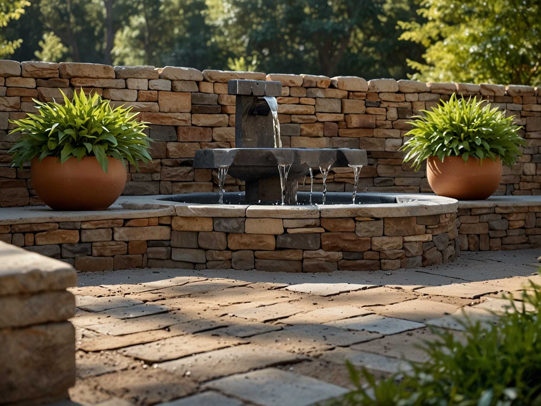 Choose a style that fits your patio. Stone fountains look classic. Modern designs add a sleek touch. Add some water-loving plants nearby. They enhance the look. Your patio will feel like a peaceful oasis.