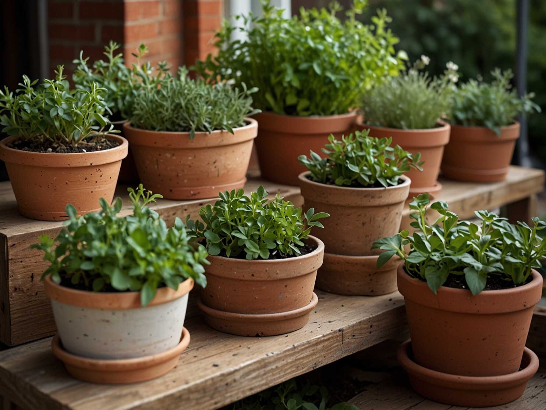 Place the garden in a sunny spot. Make sure it's easy to water. Fresh herbs are great for cooking and smell wonderful. Label the plants to keep things organized. You can use small signs or sticks. Your patio will feel more like an outdoor kitchen with fresh herbs at hand.