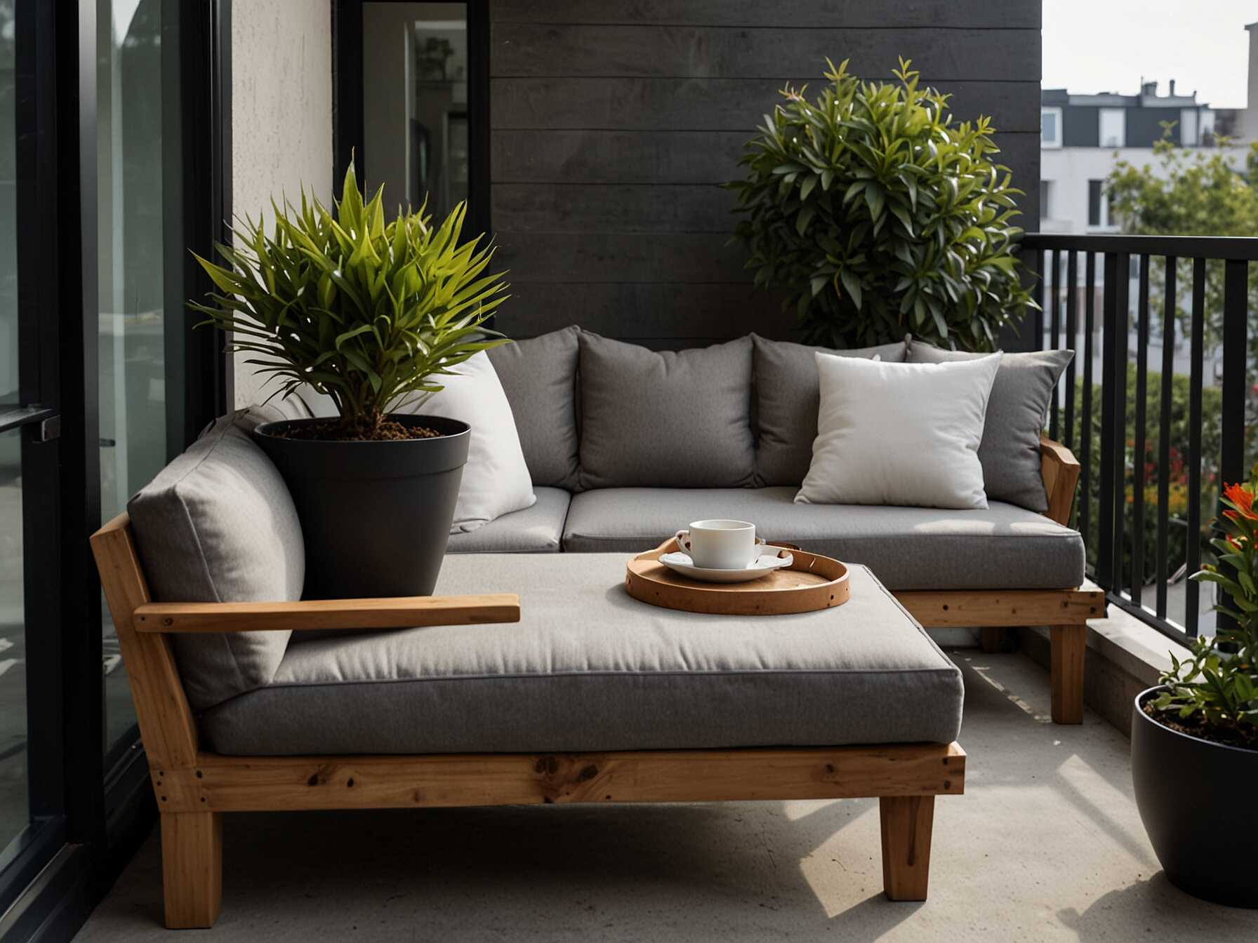 Multi-use furniture saves space and adds flexibility. You can use it in different ways as needed. It helps keep your balcony organized. Invest in pieces that fit well. They offer practical solutions while looking stylish. Your small balcony becomes more versatile.