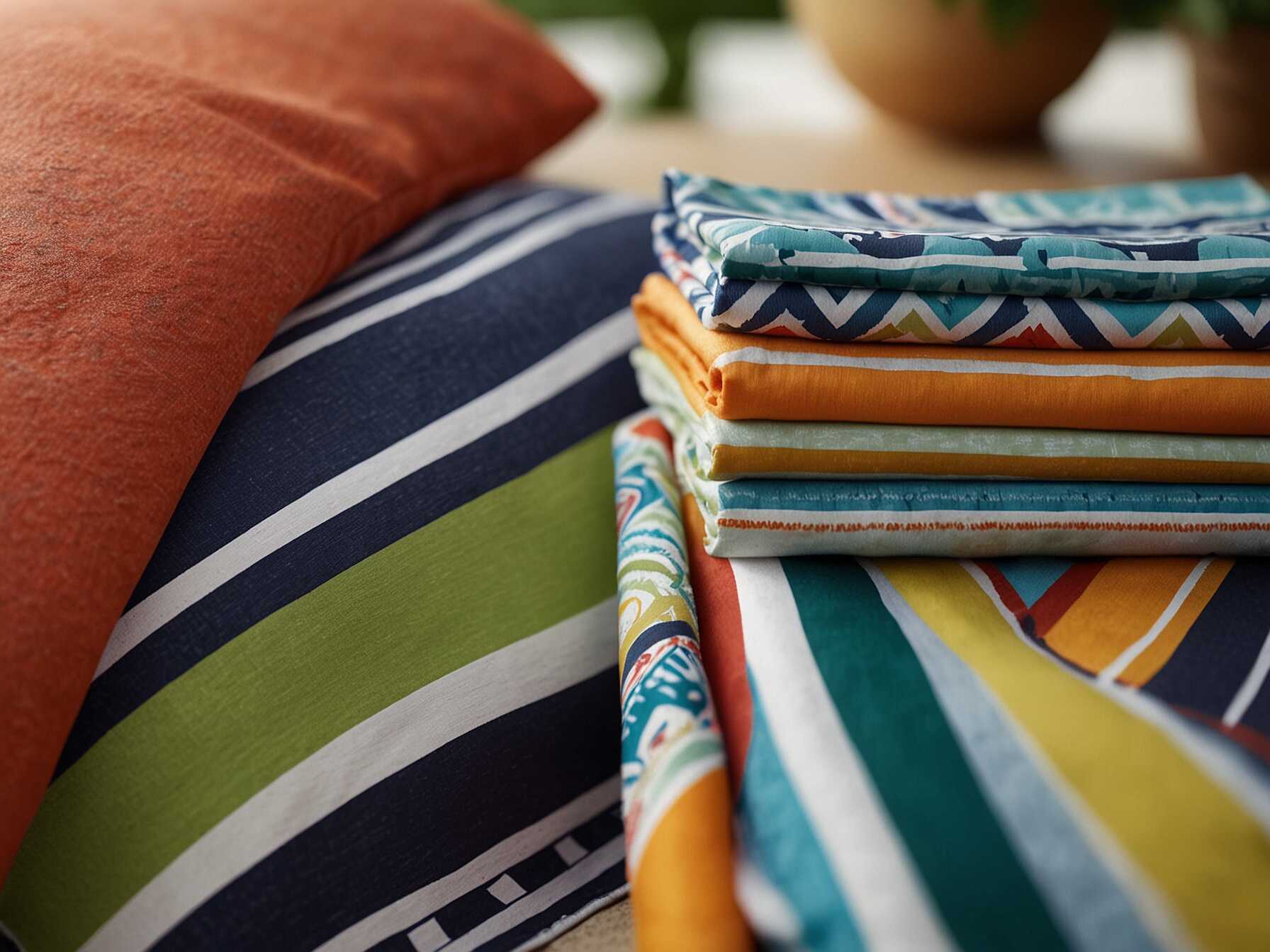 Choose weather-resistant fabrics. They stay fresh and clean longer. Mix colors and patterns for a vibrant look. Textiles add softness to your patio.