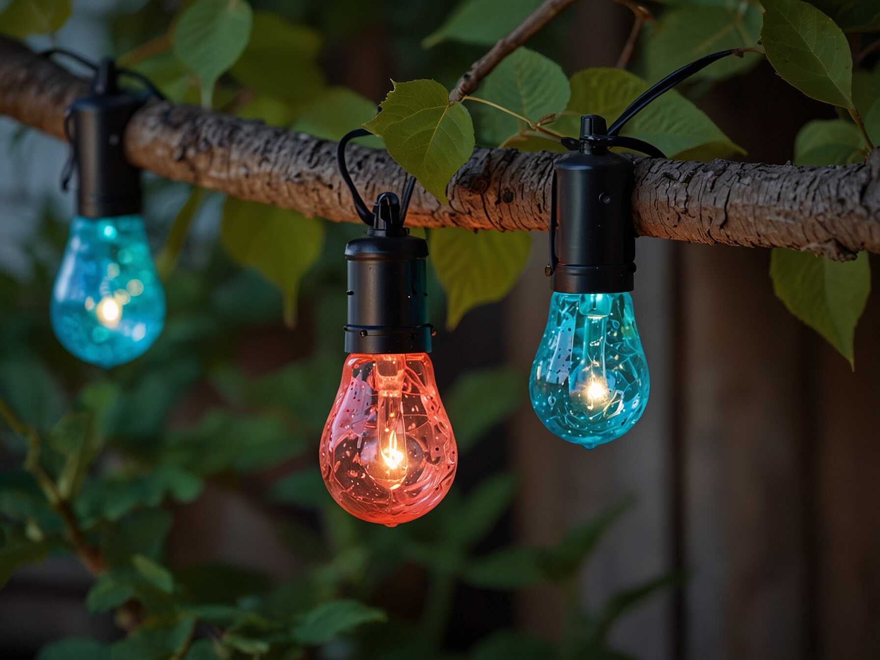 Hang lights across the patio or in trees. Use solar-powered ones to save energy. Experiment with different colors and shapes. This adds a fun touch to your decor.