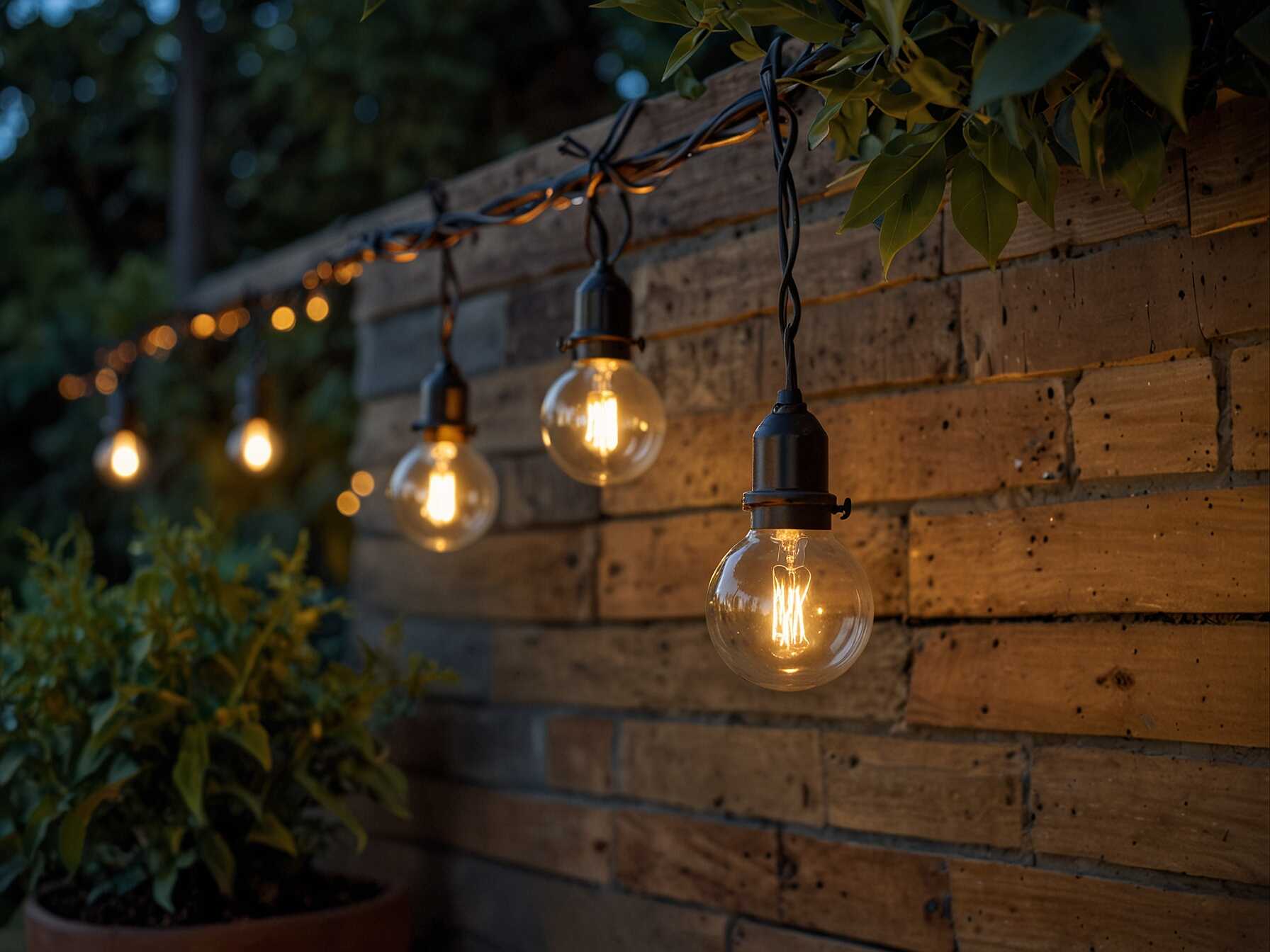 Globe lights are round, giving a modern feel. They come in different sizes, from small bulbs to larger globes. Hang them across your patio or around the seating area. Their shape creates an inviting atmosphere. These lights are also very versatile. Use them for both casual and fancy events.