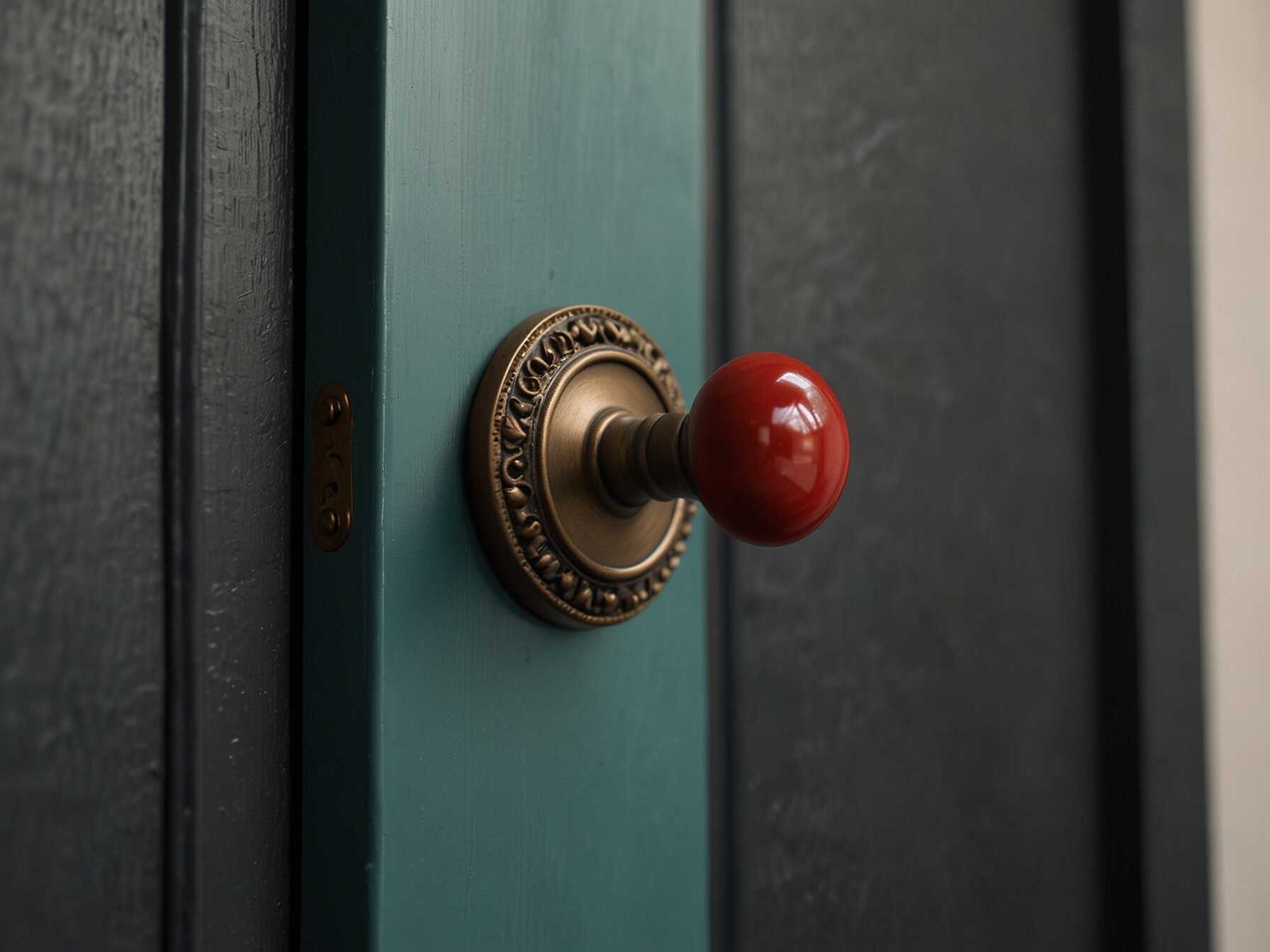  Sometimes small details make a big difference. Update your doorknobs and handles to something stylish and unique. They can add a touch of elegance or a pop of color.  