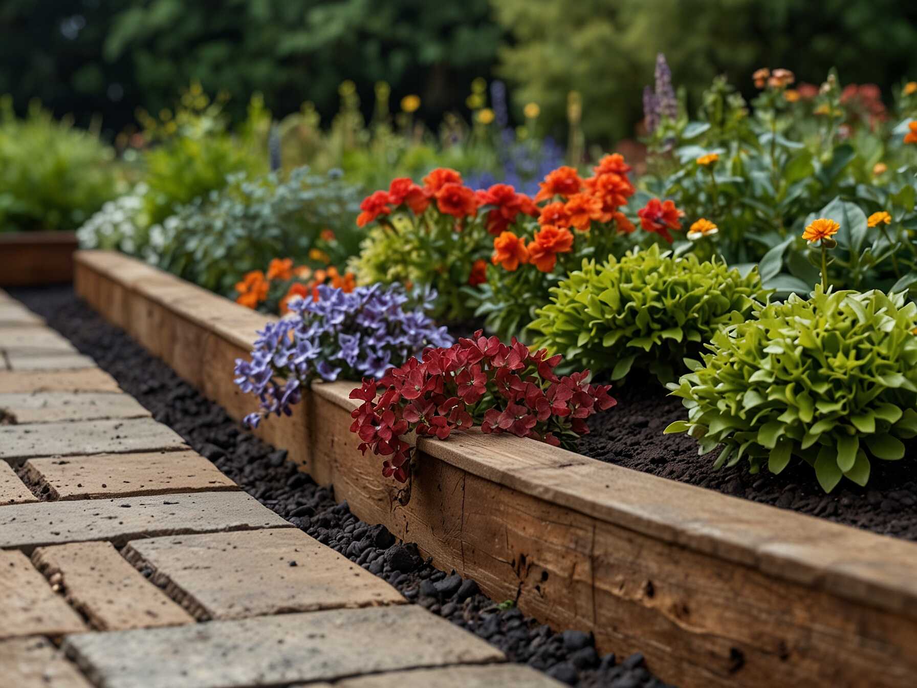 Use garden borders and edging to keep your garden neat and organized. Materials like wood, stone, or metal can define areas beautifully.  