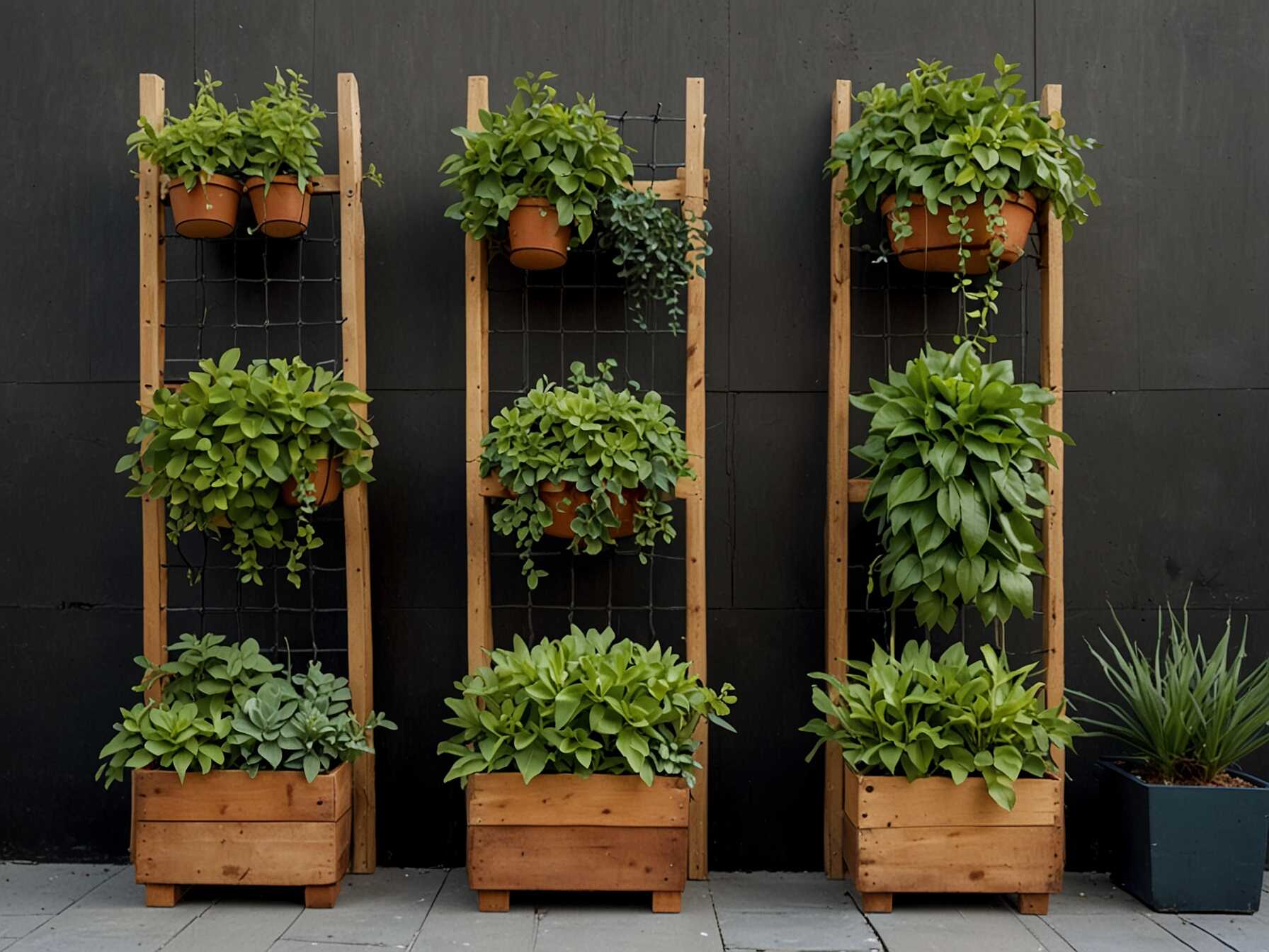 Use vertical space to enhance small gardens. Install trellises or wall-mounted planters. These are great for growing climbing plants and add a unique touch.  