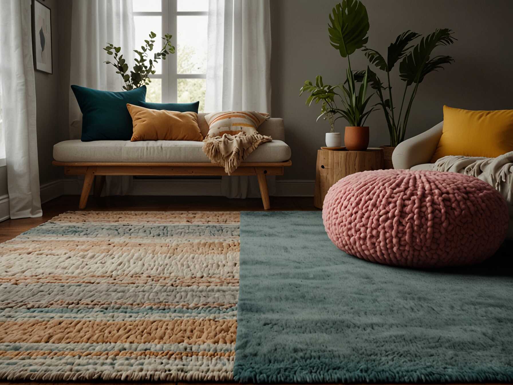 Add rugs, cushions, and blankets to make the room feel inviting. Soft materials can also help absorb sound. Choose colors that make you feel relaxed and happy.  