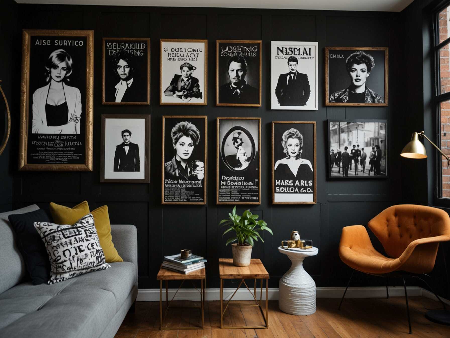 Decorate the walls with posters, framed photos, or art that you love. This makes the room feel more like your own special space. Choose designs related to movies or music for a theme.  