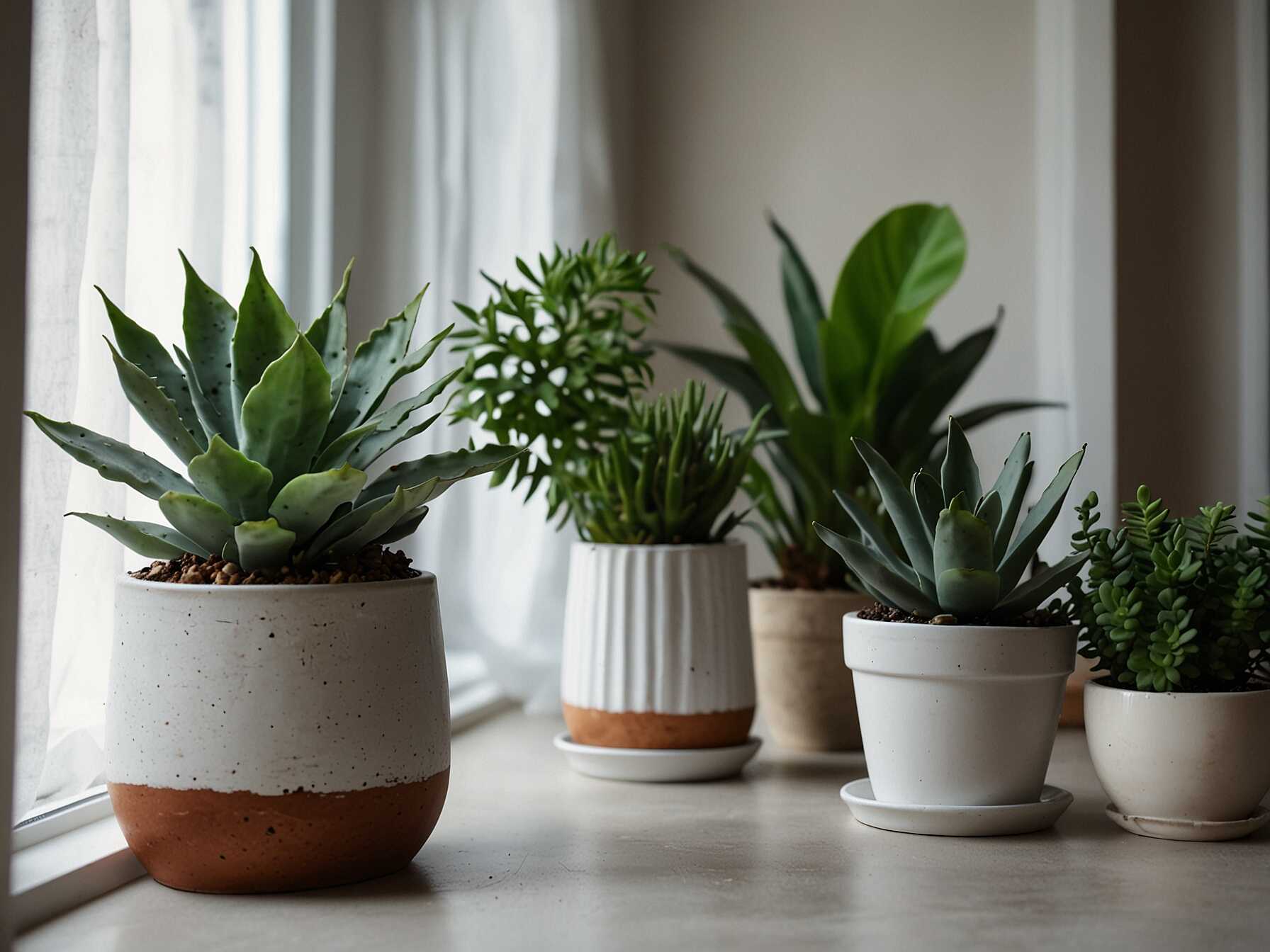 Indoor plants can bring life and freshness to your guest room. Choose low-maintenance plants like succulents or peace lilies. They improve air quality and add a touch of nature.  