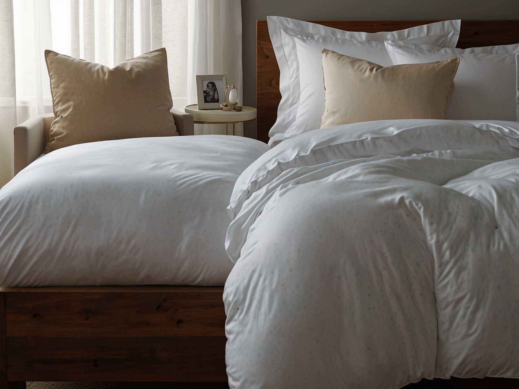 Comfortable bedding can make a big difference. Choose high-quality sheets, fluffy pillows, and a cozy duvet. This will ensure that your guests have a great nights sleep and feel well cared for.  