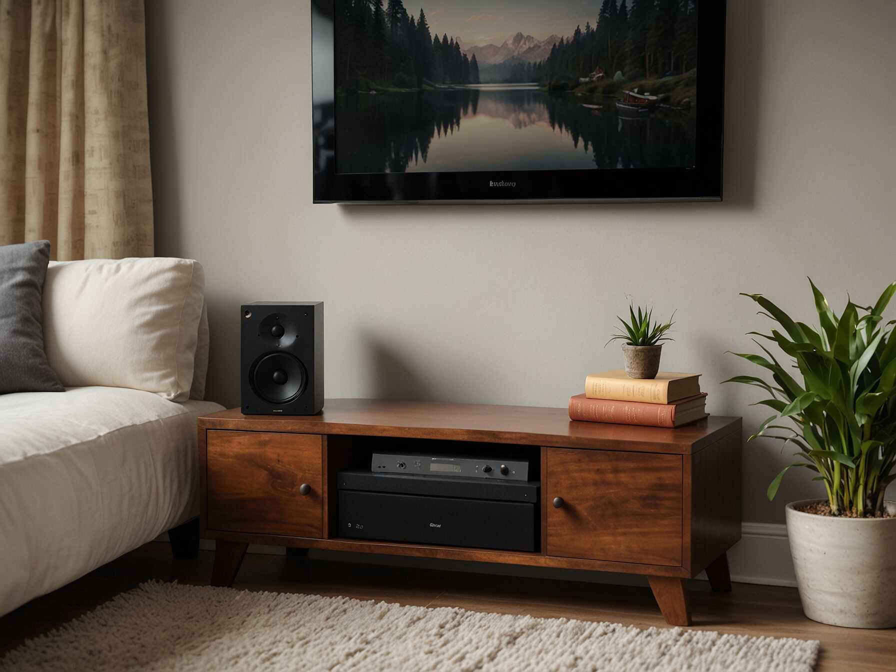 A few entertainment options can make your guest room more enjoyable. A small TV, a selection of books, or a portable speaker can give your guests something to do during downtime.  