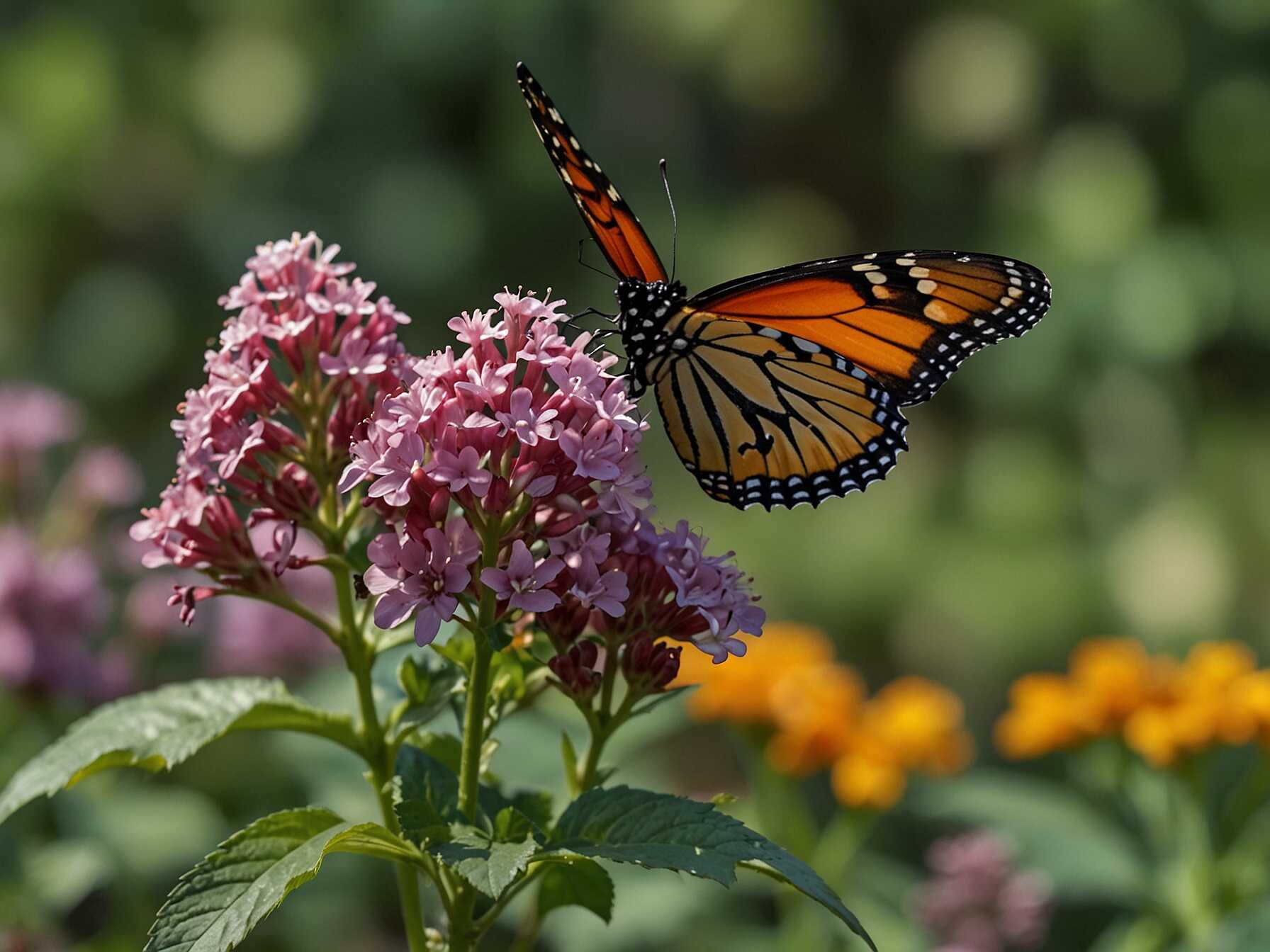 Plant flowers that attract butterflies. This not only adds color to your garden but also supports local wildlife.  