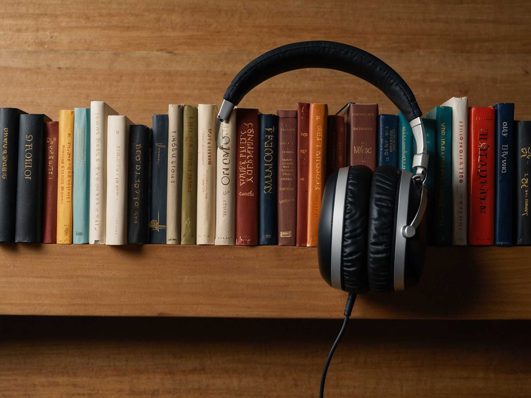 Set up a station where people can listen to audiobooks. Comfortable headphones and a variety of selections can make this an attractive option. Its a great way to enjoy books without reading them.  