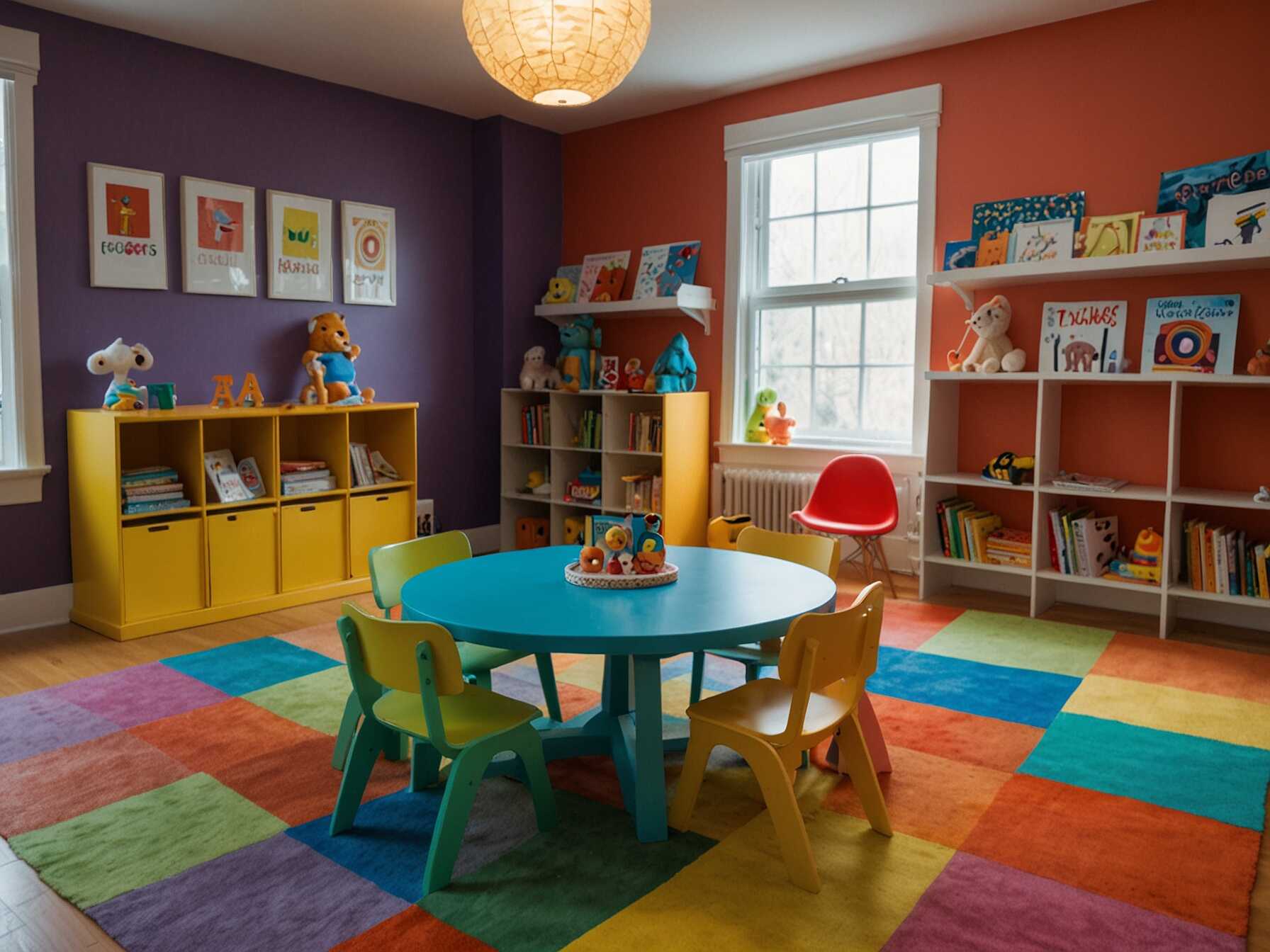 Create a bright and colorful space just for kids. Fill it with books, toys, and activities that keep young minds engaged. Storytime sessions and crafts can make this area lively and fun.  