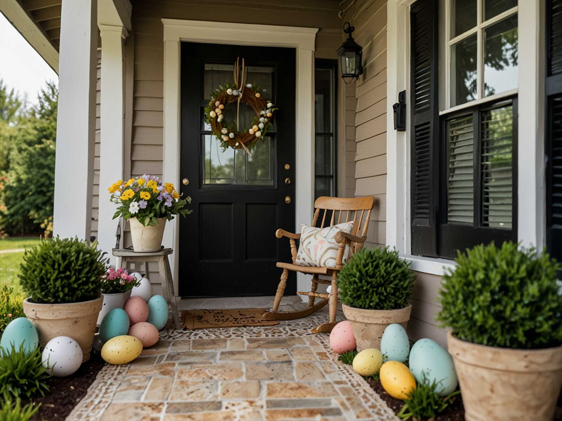 20 Easter Front Porch Decor Ideas for a Festive Look | Home The Haven