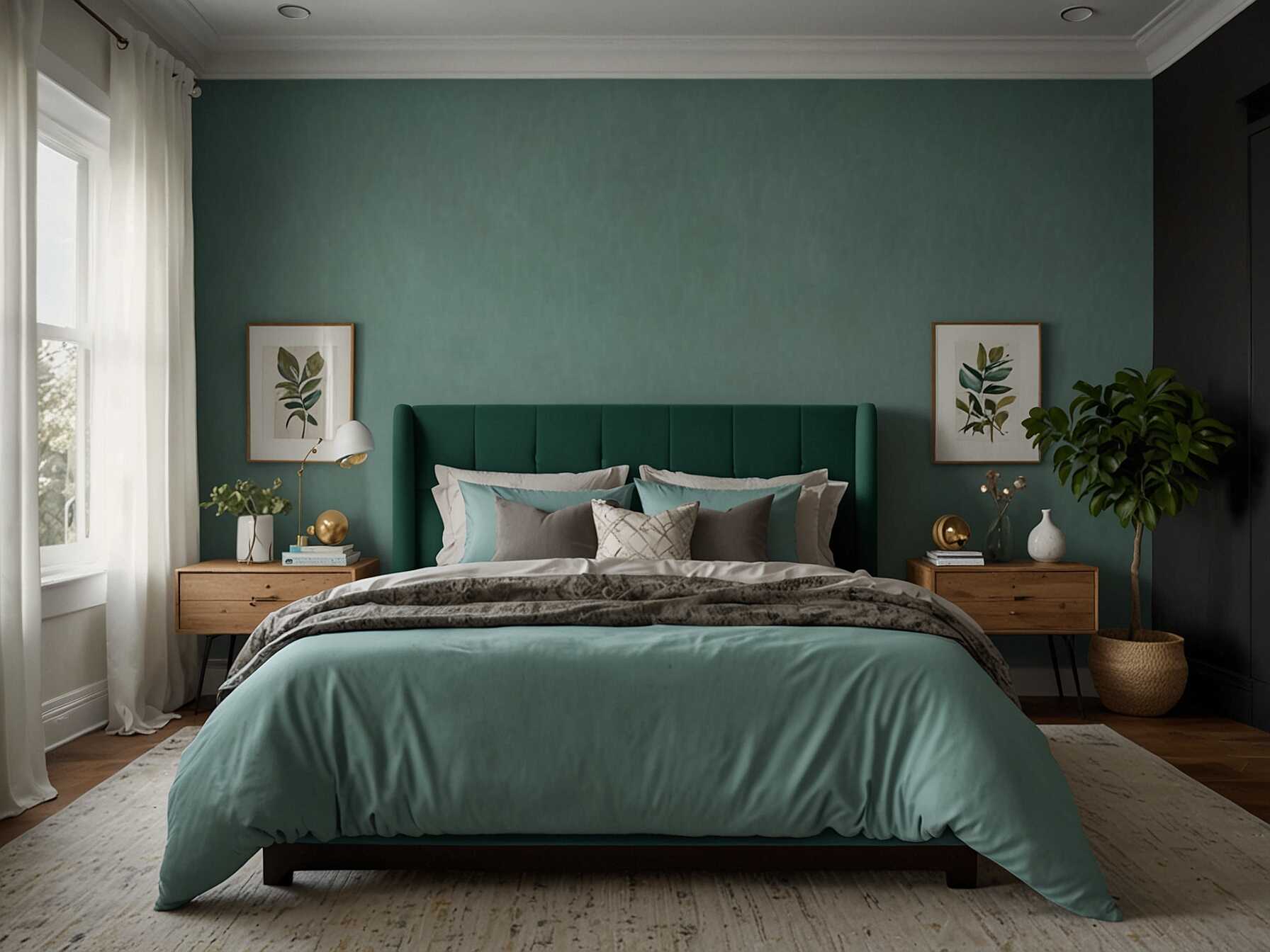 A fresh coat of paint can do wonders for your bedroom. Choose a calming color like soft blue or green. If youre feeling bold, go for an accent wall in a vibrant shade.  