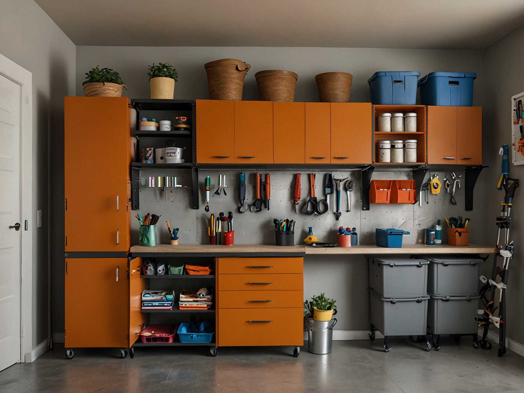 20 Simple Ways to Organize Your Garage with Cabinets | Home The Haven