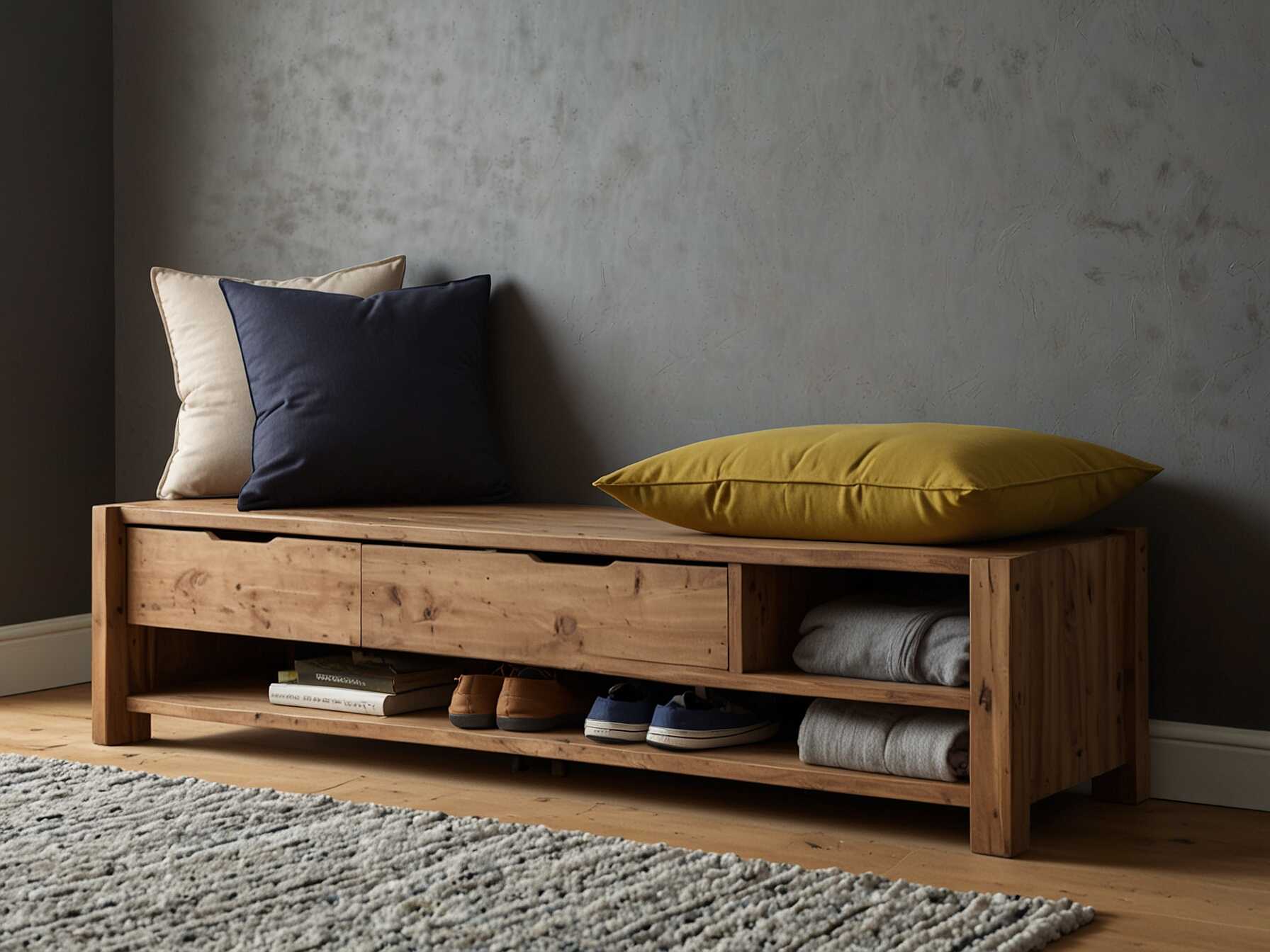 Opt for multi-functional furniture like a bench that doubles as storage. This will help you make the most of your space. Look for pieces that can serve more than one purpose.  