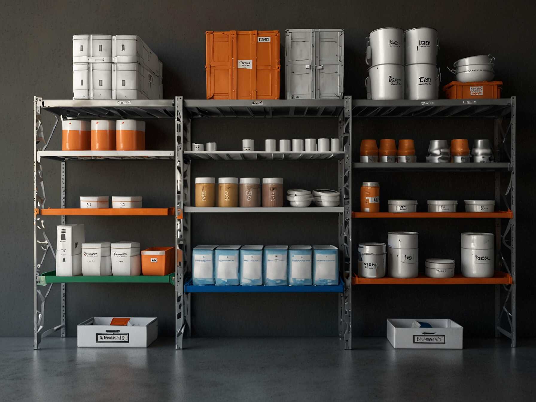 Labels help you find items quickly. Label shelves, containers, and drawers. This keeps everything in the right place.  