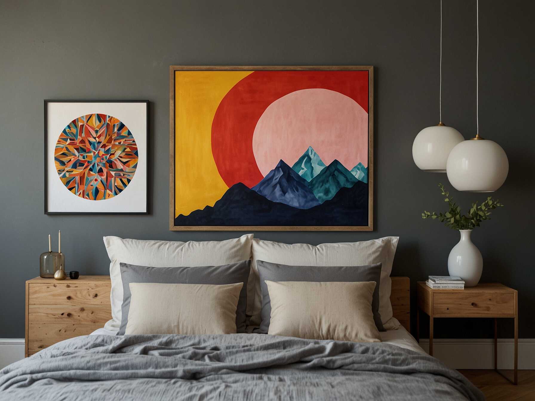 Get creative with some DIY art projects. Simple canvas art or framed prints can add personality to your bedroom. Use items you already have or cheap supplies.  