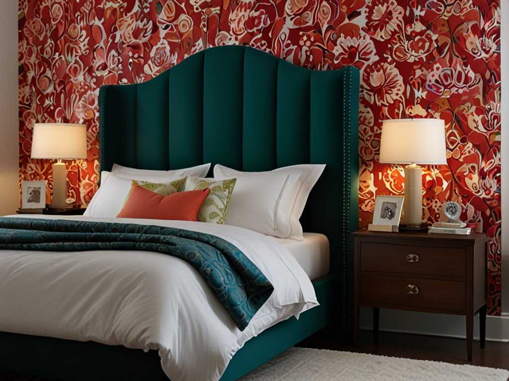 A statement headboard can completely change the look of your bedroom. Choose a bold, colorful fabric or an intricate wood design to make your bed the focal point of the room. It’s a simple way to add a touch of luxury to your sleeping space.  