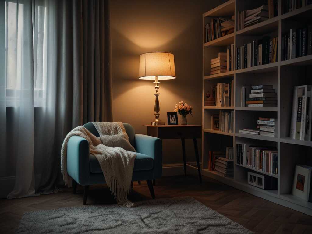 Design a cozy corner in your bedroom for reading and relaxing. Add a comfy chair, a small bookshelf, and a good reading lamp. This creates a perfect spot to unwind at the end of the day.  