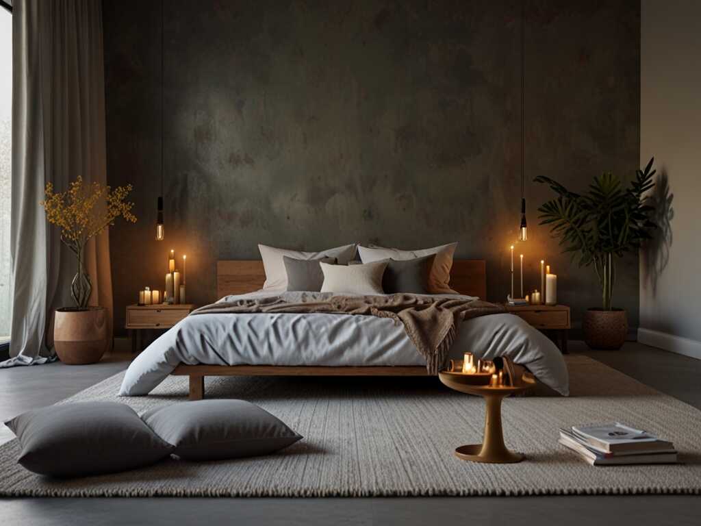 Design a space in your bedroom just for relaxation. This could be a meditation corner, a table for your hobbies, or a serene spot with cushions and candles. Personal sanctuaries help you unwind and recharge.  