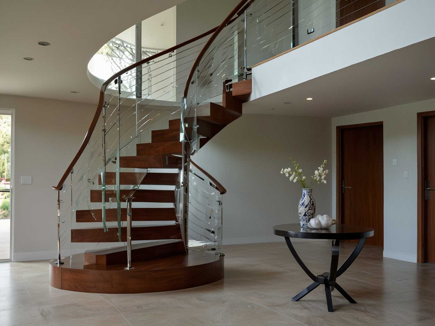 A spiral staircase adds a touch of elegance to any home. These staircases save space while looking beautiful. You can choose from different materials like metal or wood to match your style.  