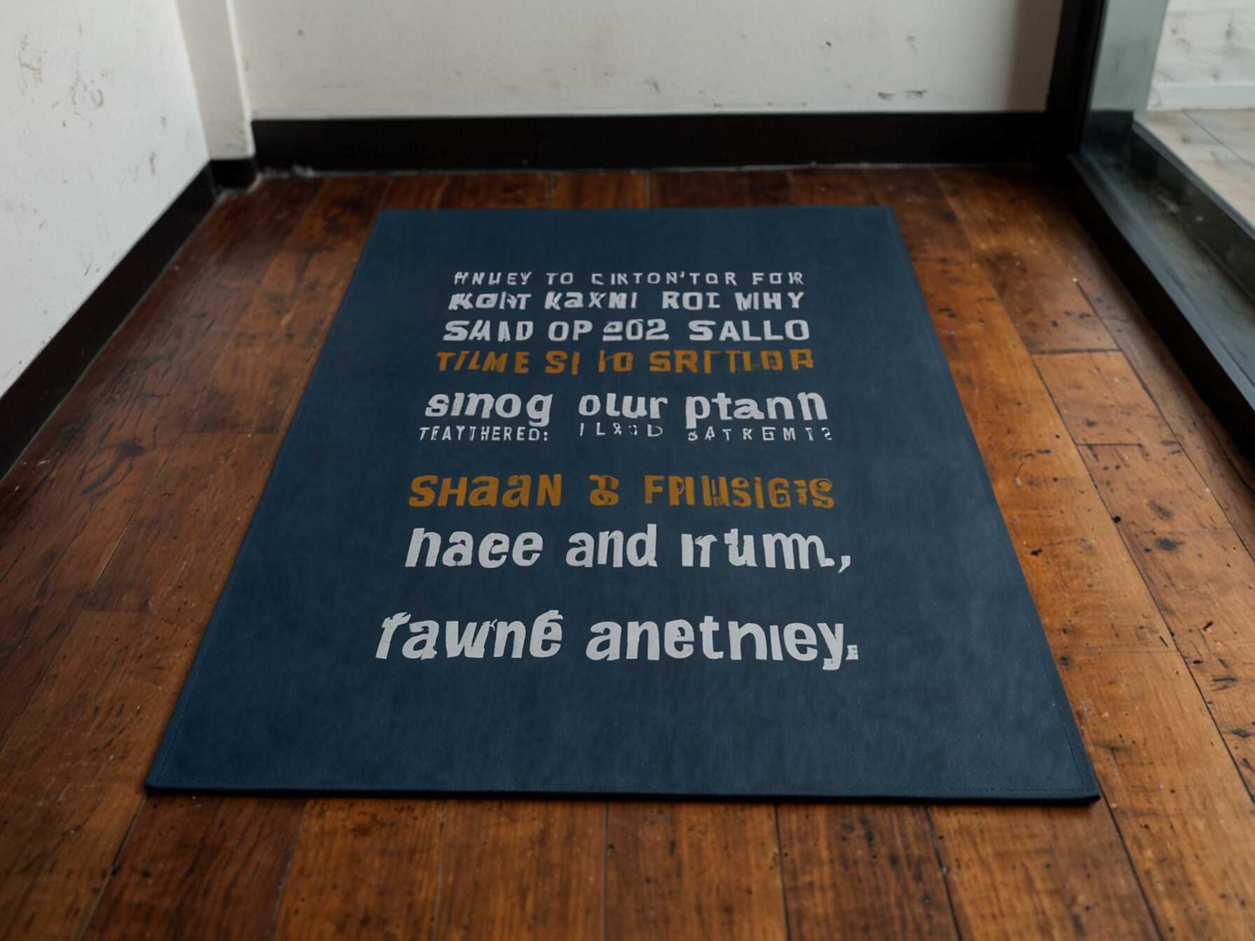 Invest in a custom workout mat. Personalized mats with your name or favorite quotes can make exercising more fun. They also provide necessary support during workouts.  