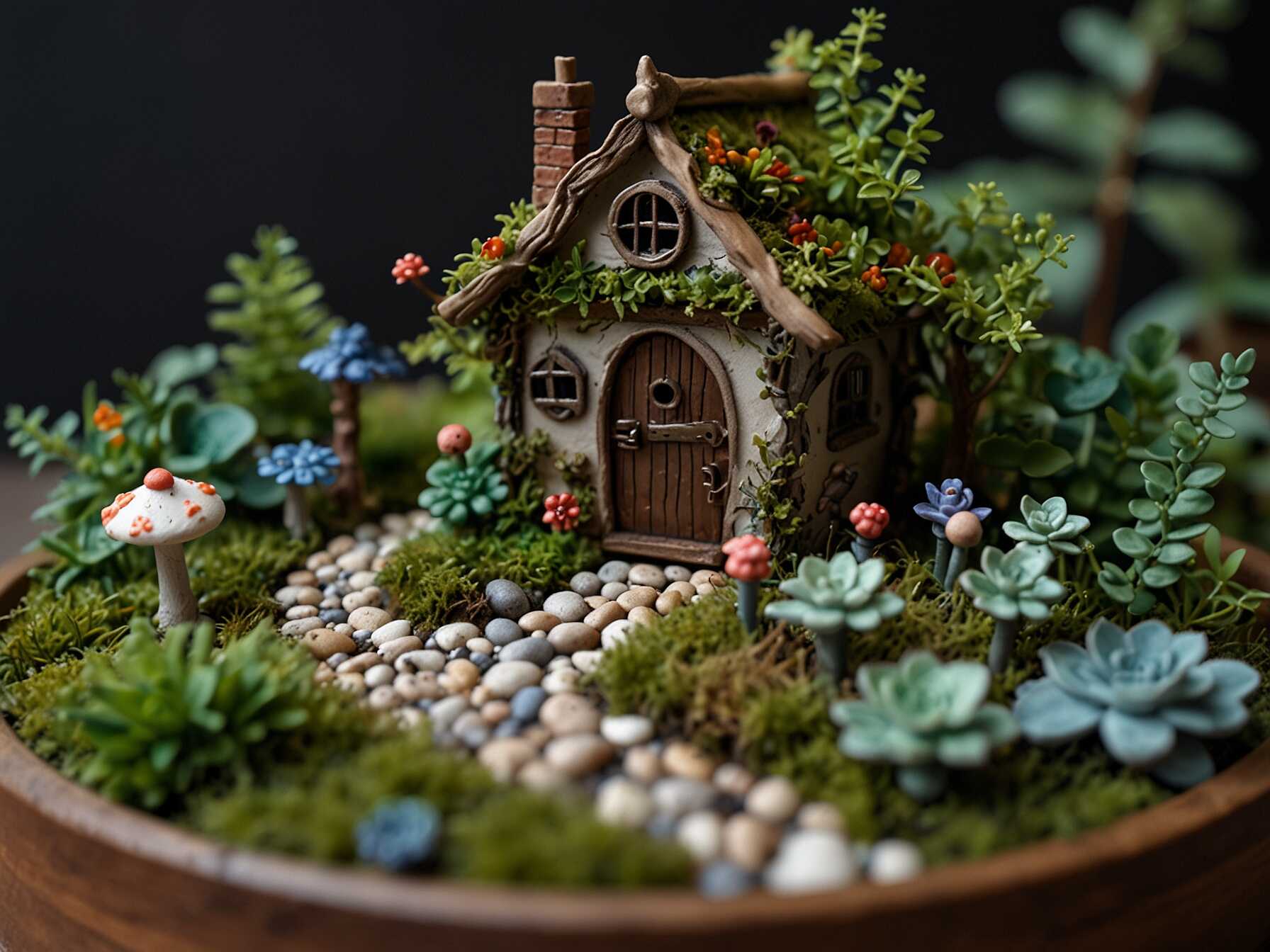 Create a small fairy garden in one corner. Use tiny plants, fairy figurines, and miniature furniture. It adds a whimsical touch.  