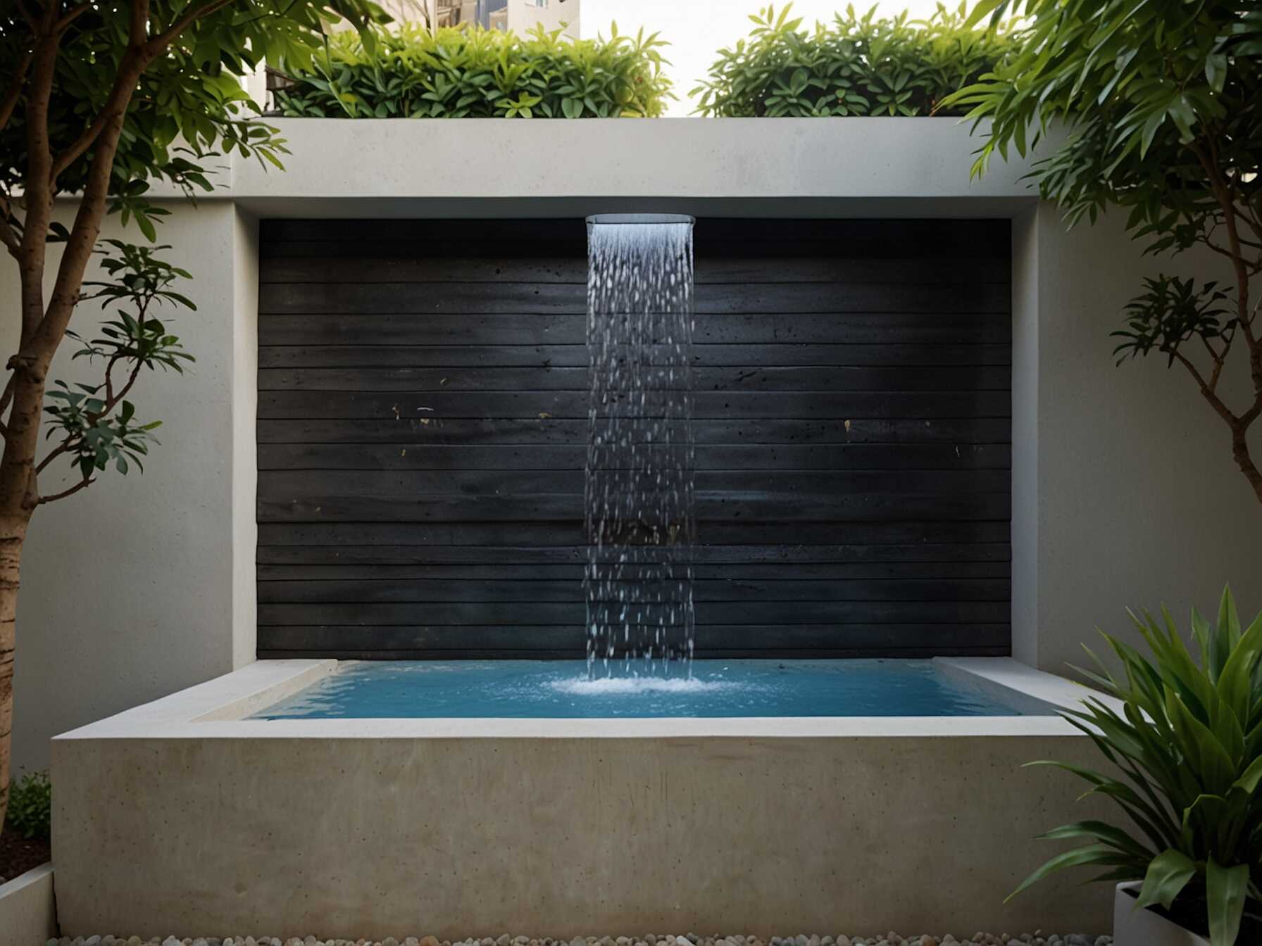 Add a small water fountain. The sound of water is very calming. It can make your balcony a peaceful retreat.  