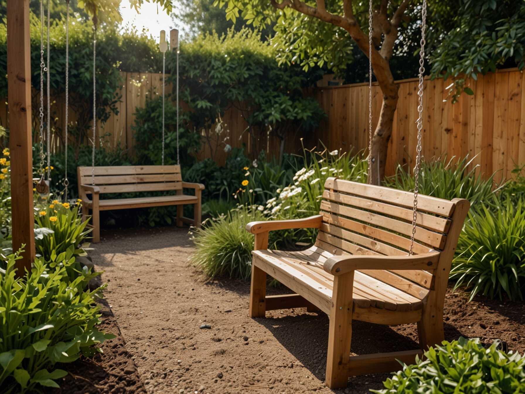  Set up an outdoor reading garden with benches, swings, and lots of plants. Fresh air and nature can make reading even more enjoyable. It’s a perfect spot for quiet reading or group activities.  