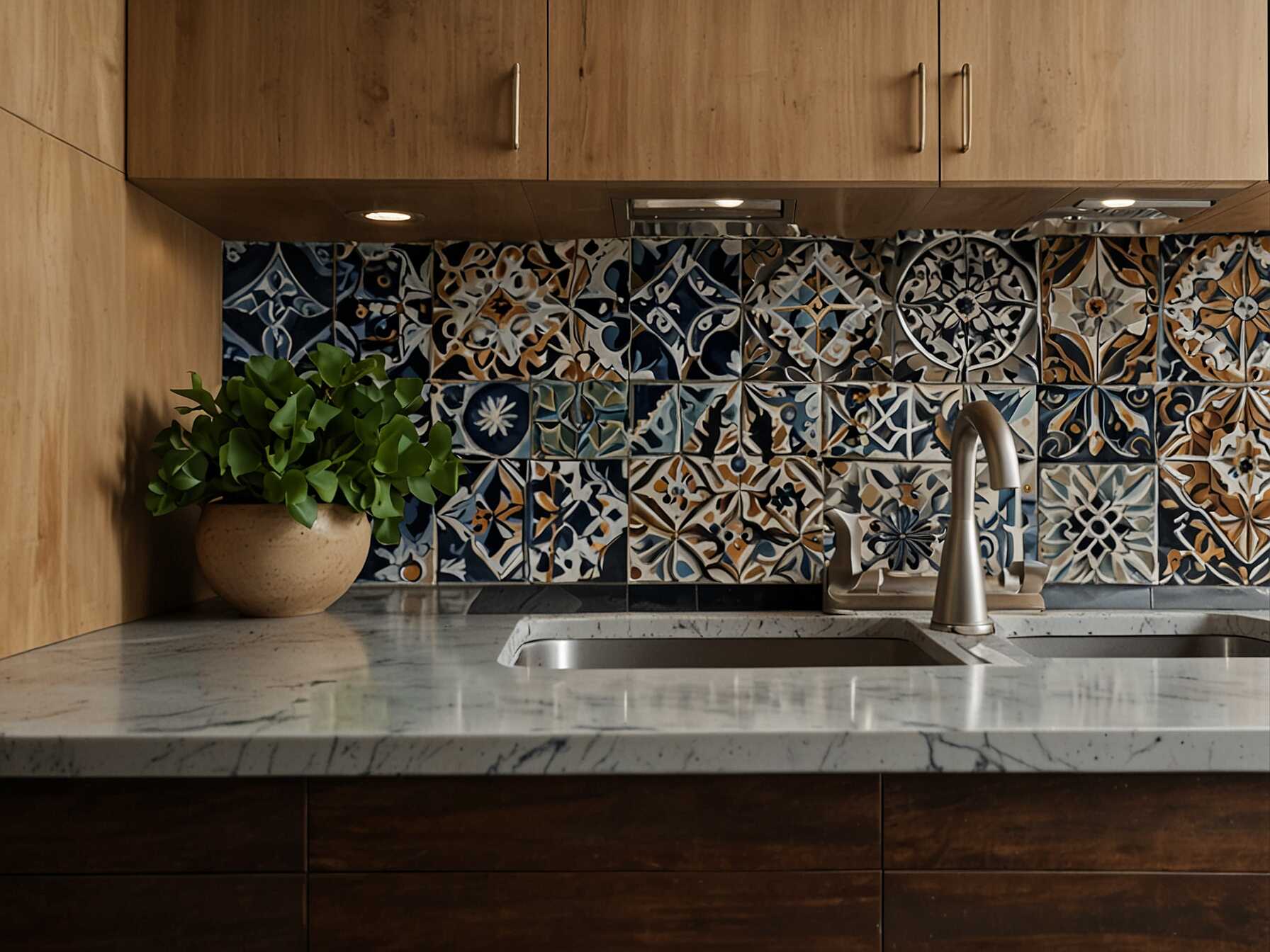 Patterned tiles can make your backsplash a focal point. They add both color and interest. Choose patterns that reflect your style, from geometric to floral designs.  