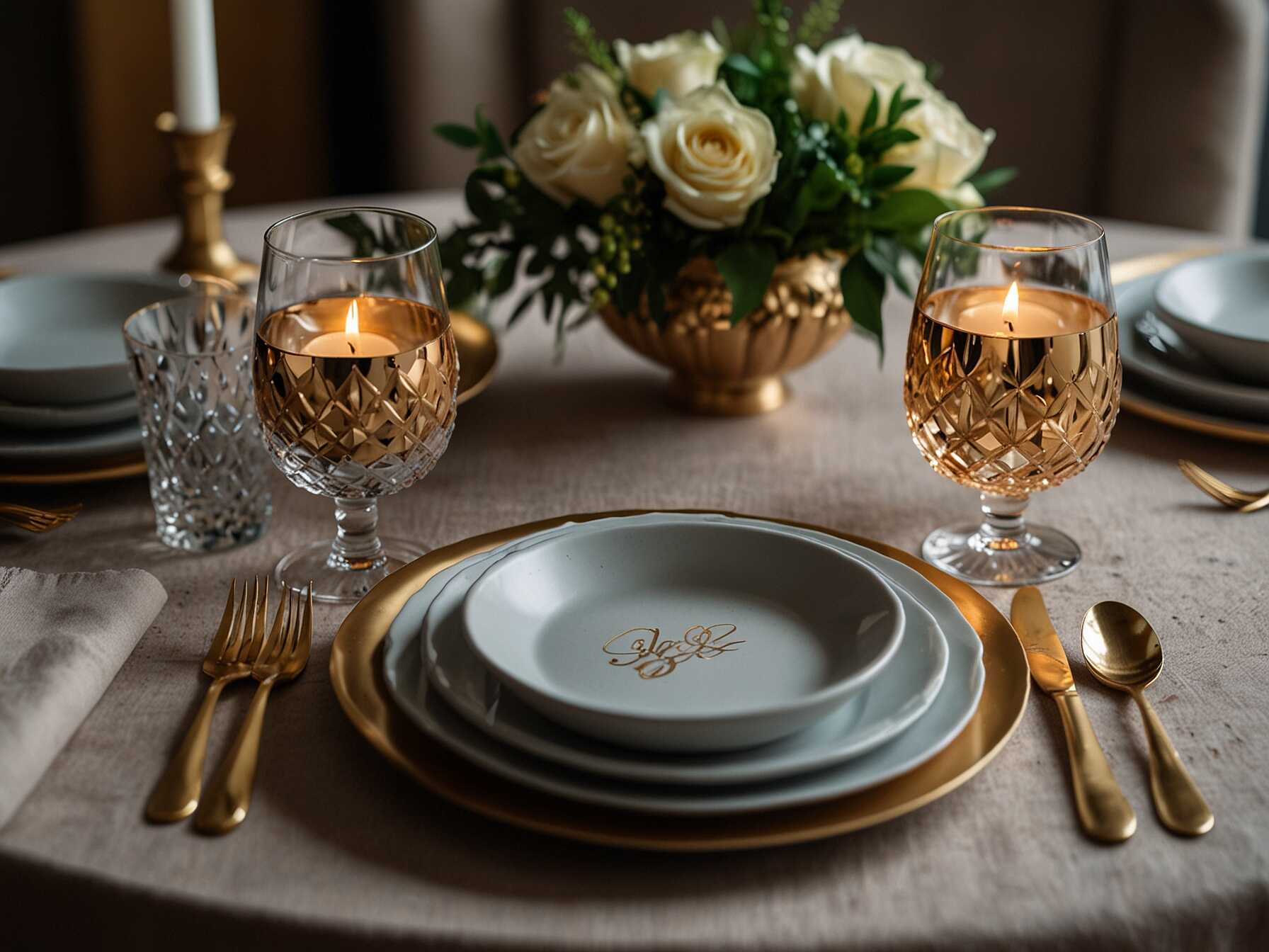 Upgrade your dining experience with elegant table settings. Use fancy tableware, stylish napkins, and beautiful centerpieces to elevate every meal.  