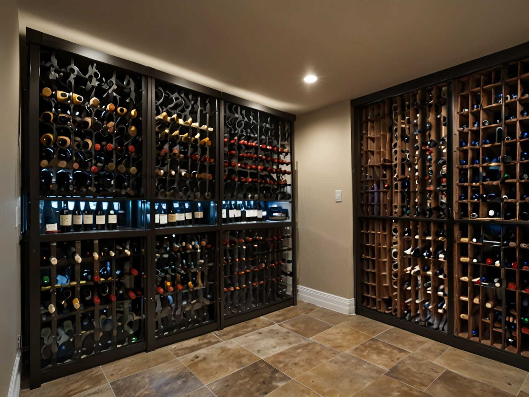 Turn part of your garage into a wine cellar. Add wine racks and a cooling system. It’s a great way to store and showcase your wine collection.  