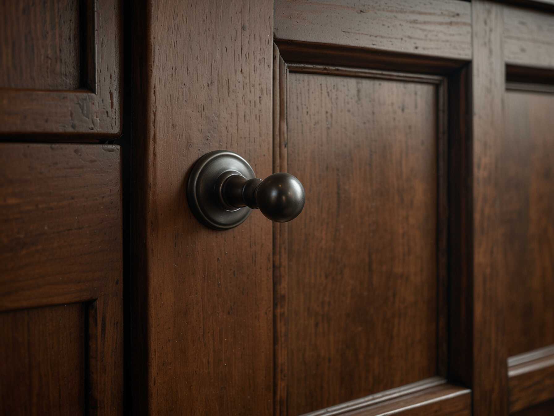 Change your kitchen cabinet hardware to something unique. This can dramatically change the look of your cabinets. Choose knobs and pulls that reflect your personal style.  